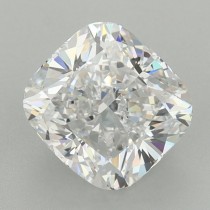 Lab Created 2.03 Carat D-IF Cushion Cut Diamond