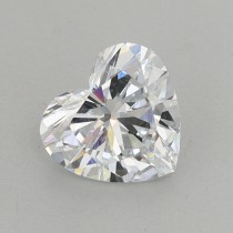 Lab Created 0.92 Carat D-VS1 Heart Shaped Diamond