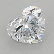 Lab Created 1.22 Carat F-VS1 Heart Shaped Diamond