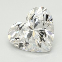 Lab Created 1.57 Carat F-VS1 Heart Shaped Diamond Lab Created 1.57 Carat F-VS1 Heart Shaped Diamond