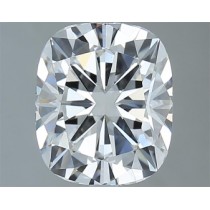 Lab Created 2.79 Carat D-VS1 Cushion Cut Diamond