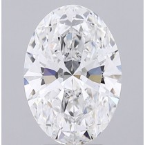 Lab Created 3.55 Carat E-VVS2 Oval Diamond Lab Created 3.55 Carat E-VVS2 Oval Diamond