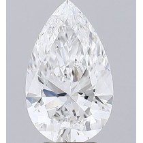 Lab Created 2.53 Carat D-VS1 Pear Shaped Diamond