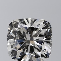 Lab Created 2.71 Carat G-VS1 Cushion Cut Diamond Lab Created 2.71 Carat G-VS1 Cushion Cut Diamond