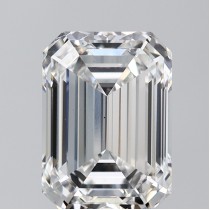 Lab Created 3.55 Carat E-VS1 Emerald Cut Diamond Lab Created 3.55 Carat E-VS1 Emerald Cut Diamond