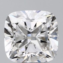 Lab Created 2.53 Carat E-VS1 Cushion Cut Diamond Lab Created 2.53 Carat E-VS1 Cushion Cut Diamond