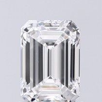 Lab Created 1.01 Carat D-VVS2 Emerald Cut Diamond