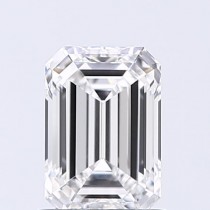 Lab Created 1.03 Carat F-VVS2 Emerald Cut Diamond Certified By GIA