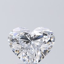 Lab Created 1.50 Carat E-VS1 Heart Shaped Diamond