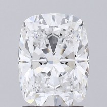 Lab Created 1.32 Carat D-VVS2 Cushion Cut Diamond Lab Created 1.32 Carat D-VVS2 Cushion Cut Diamond