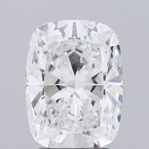 Lab Created 2.96 Carat D-VVS2 Cushion Cut Diamond Lab Created 2.96 Carat D-VVS2 Cushion Cut Diamond