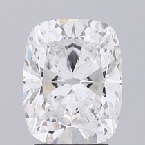 Lab Created 2.83 Carat E-VS1 Cushion Cut Diamond Lab Created 2.83 Carat E-VS1 Cushion Cut Diamond