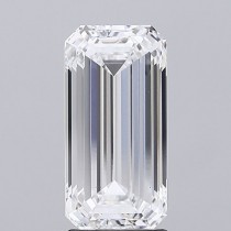 Lab Created 2.94 Carat D-VS1 Emerald Cut Diamond Lab Created 2.94 Carat D-VS1 Emerald Cut Diamond