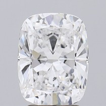 Lab Created 2.76 Carat D-VS1 Cushion Cut Diamond Lab Created 2.76 Carat D-VS1 Cushion Cut Diamond