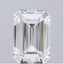 Lab Created 3.74 Carat E-VVS2 Emerald Cut Diamond Lab Created 3.74 Carat E-VVS2 Emerald Cut Diamond