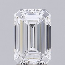 Lab Created 2.59 Carat D-VS1 Emerald Cut Diamond Lab Created 2.59 Carat D-VS1 Emerald Cut Diamond