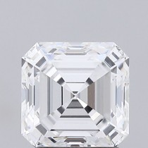 Lab Created 2.08 Carat D-VVS1 Asscher Cut Diamond