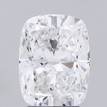 Lab Created 2.70 Carat E-VVS2 Cushion Cut Diamond