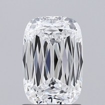 Lab Created 1.43 Carat D-VVS1 Cushion Cut Diamond Lab Created 1.43 Carat D-VVS1 Cushion Cut Diamond