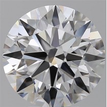 Lab Created 4.22 Carat E-VS1 Round Diamond