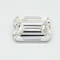 Lab Created 0.47 Carat E-VS1 Emerald Cut Diamond