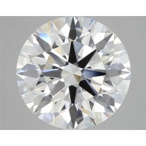 Lab Created 4.02 Carat F-VS2 Round Diamond