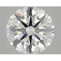 Lab Created 3.77 Carat G-VS2 Round Diamond