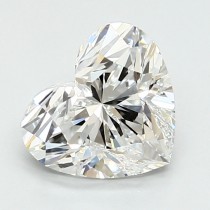 Lab Created 1.70 Carat E-VVS2 Heart Shaped Diamond