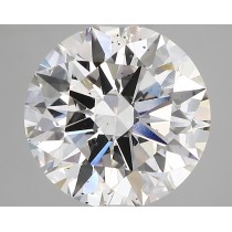Lab Created 3.76 Carat G-SI1 Round Diamond Lab Created 3.76 Carat G-SI1 Round Diamond