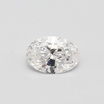 Lab Created 0.37 Carat E-VS2 Oval Diamond