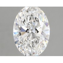 Lab Created 1.58 Carat F-VVS2 Oval Diamond