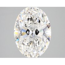 Lab Created 3.00 Carat F-SI1 Oval Diamond