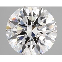 Lab Created 2.81 Carat E-SI1 Round Diamond