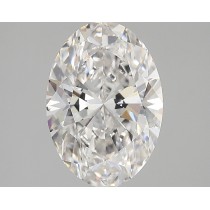 Lab Created 3.20 Carat G-VS1 Oval Diamond