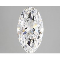 Lab Created 2.13 Carat E-VVS2 Marquise Cut Diamond