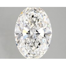 Lab Created 2.28 Carat F-SI1 Oval Diamond