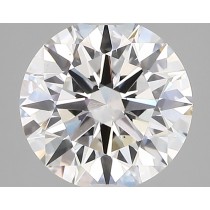 Lab Created 2.34 Carat E-VS2 Round Diamond