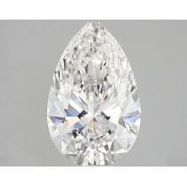 Lab Created 1.91 Carat F-SI1 Pear Shaped Diamond
