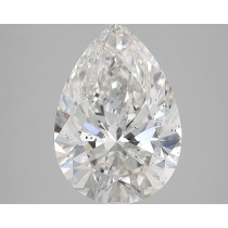 Lab Created 5.03 Carat G-SI1 Pear Shaped Diamond Lab Created 5.03 Carat G-SI1 Pear Shaped Diamond