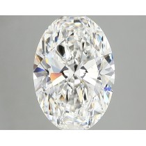 Lab Created 2.30 Carat F-VS1 Oval Diamond