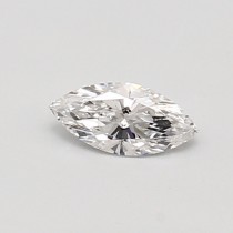Lab Created 0.33 Carat D-VS1 Marquise Cut Diamond