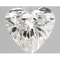 Lab Created 3.24 Carat G-VS2 Heart Shaped Diamond Lab Created 3.24 Carat G-VS2 Heart Shaped Diamond