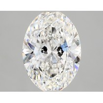 Lab Created 2.13 Carat F-SI1 Oval Diamond