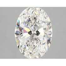 Lab Created 2.02 Carat G-SI1 Oval Diamond