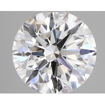 Lab Created 2.67 Carat F-VS1 Round Diamond Lab Created 2.67 Carat F-VS1 Round Diamond
