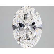 Lab Created 3.00 Carat E-SI1 Oval Diamond