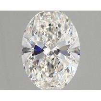 Lab Created 1.51 Carat G-VS2 Oval Diamond