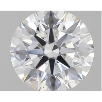 Lab Created 1.63 Carat G-SI1 Round Diamond