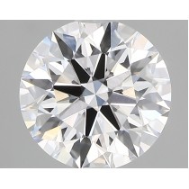 Lab Created 1.51 Carat F-VS1 Round Diamond