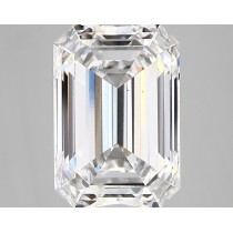 Lab Created 4.08 Carat F-VS2 Emerald Cut Diamond Lab Created 4.08 Carat F-VS2 Emerald Cut Diamond